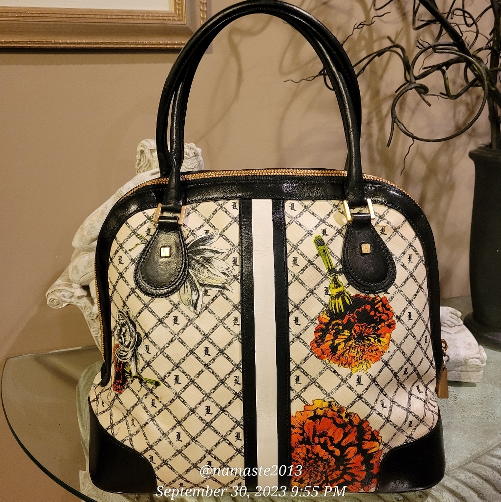 L.A.M.B. by Gwen Stefani Marigold  Cambridge Shoulder Bag Dedigner Luxury #532